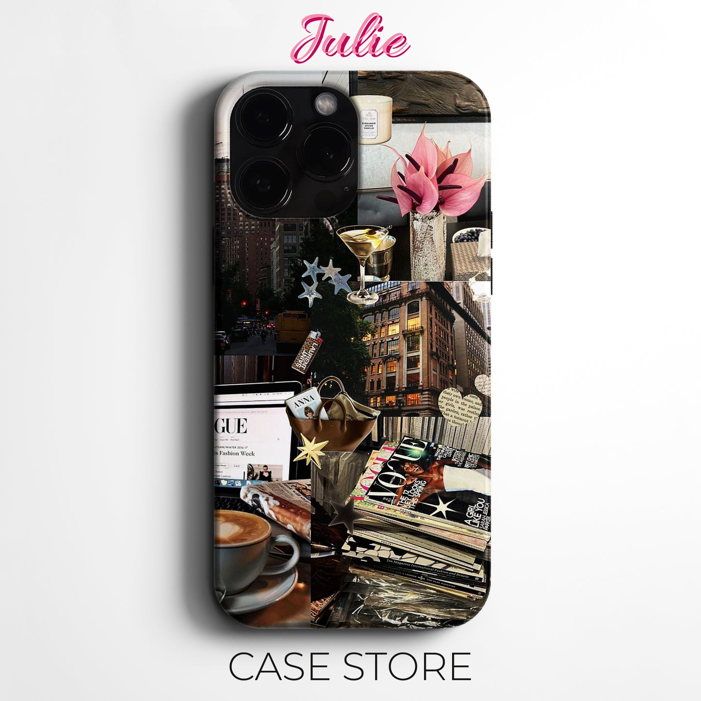 Julie Case "Urban Elegance" Tasarım Telefon Kılıfı – Manifesting Koleksiyonu