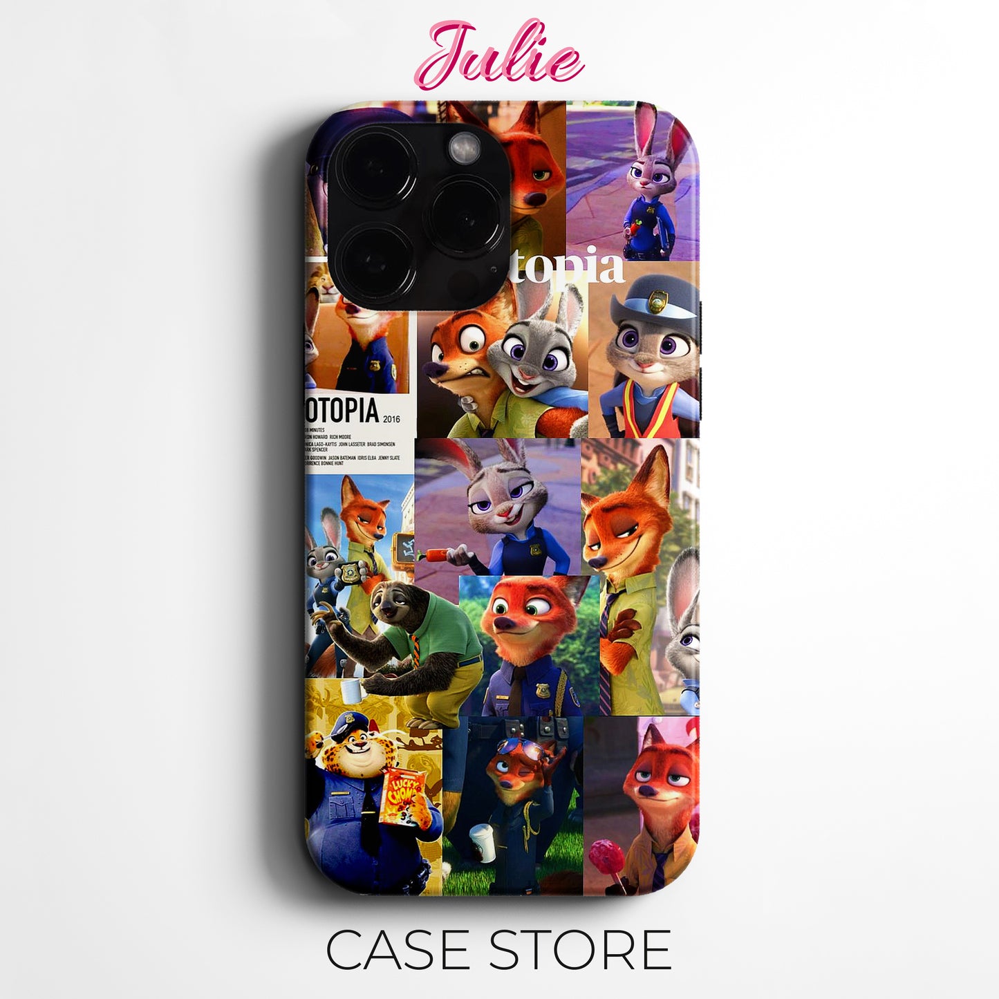 Julie Case "Zootopia Character Collage 2" Tasarım Telefon Kılıfı – Friends Serisi