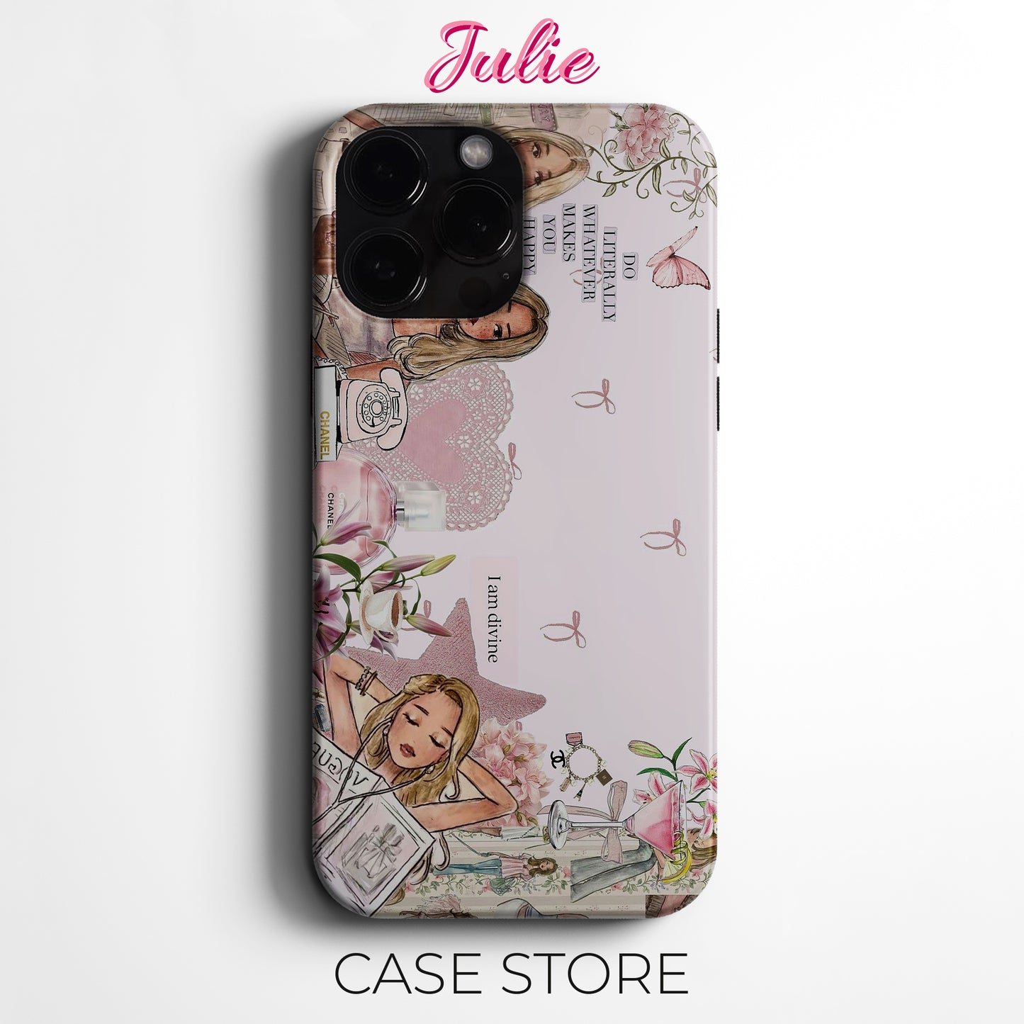 Julie Case "Parisian Elegance" Tasarım Telefon Kılıfı – Ana sayfa Serisi