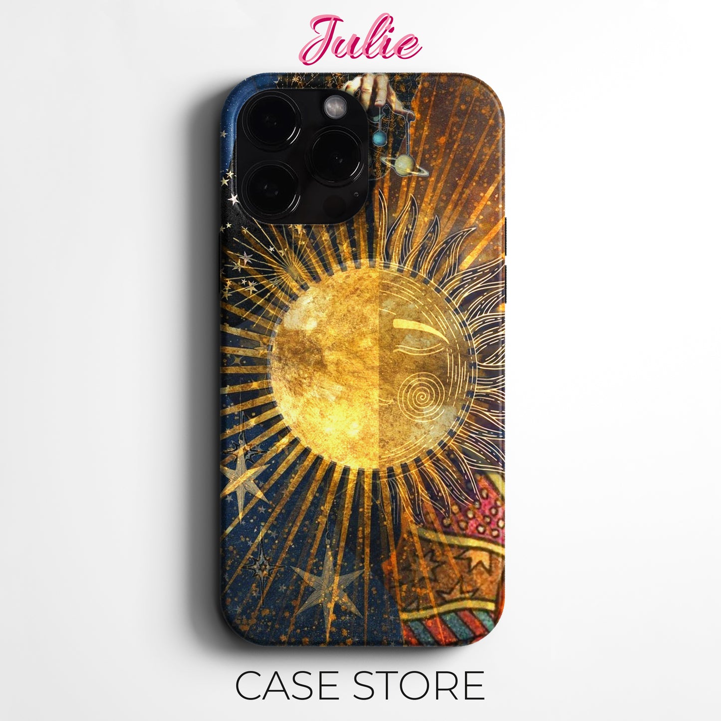 Julie Case "Celestial Balance" Tasarım Telefon Kılıfı – Manifesting Koleksiyonu