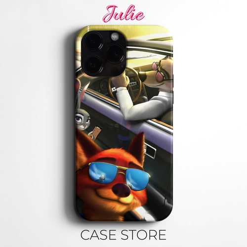 Julie Case "Zootopia Road Trip" Tasarım Telefon Kılıfı – Friends Koleksiyonu