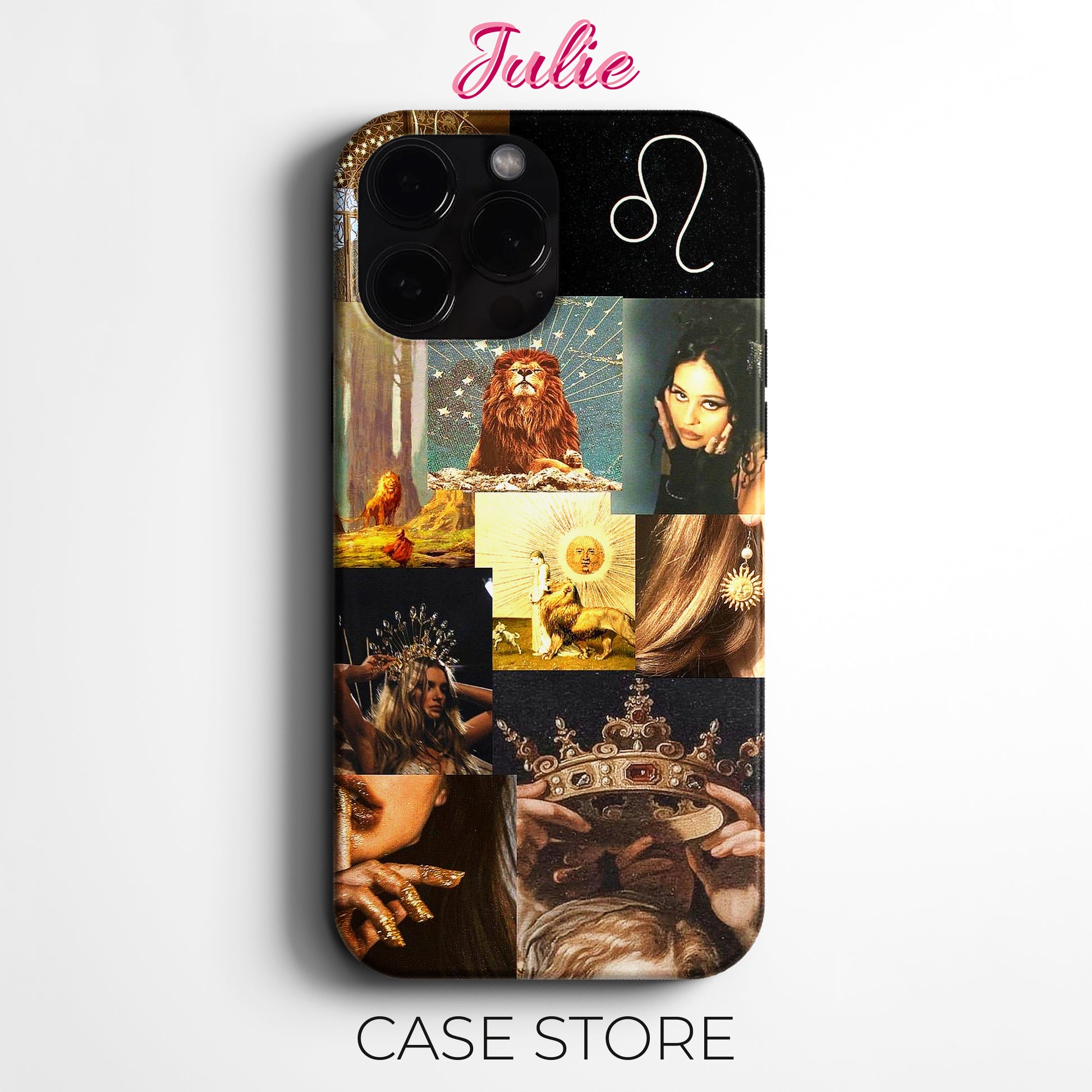 Julie Case "Celestial Leo" Tasarım Telefon Kılıfı – Manifesting Koleksiyonu