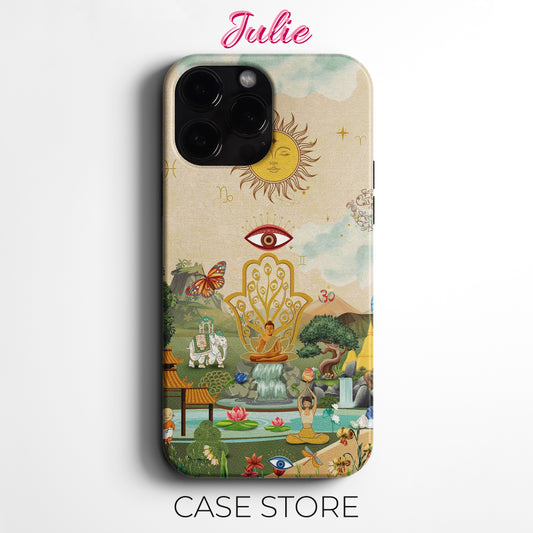Julie Case "Spiritual Harmony" Tasarım Telefon Kılıfı – Manifesting Koleksiyonu