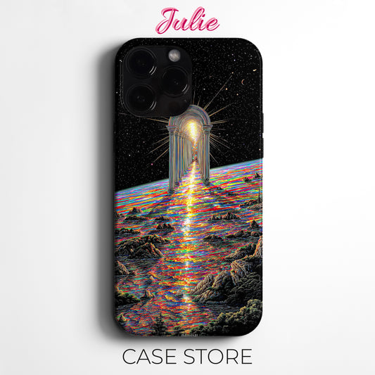 Julie Case "Cosmic Gateway" Tasarım Telefon Kılıfı – Manifesting Koleksiyonu