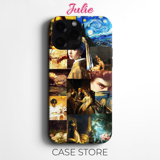 Julie Case "Artistic Masterpiece Collage" Tasarım Telefon Kılıfı – Manifesting Serisi