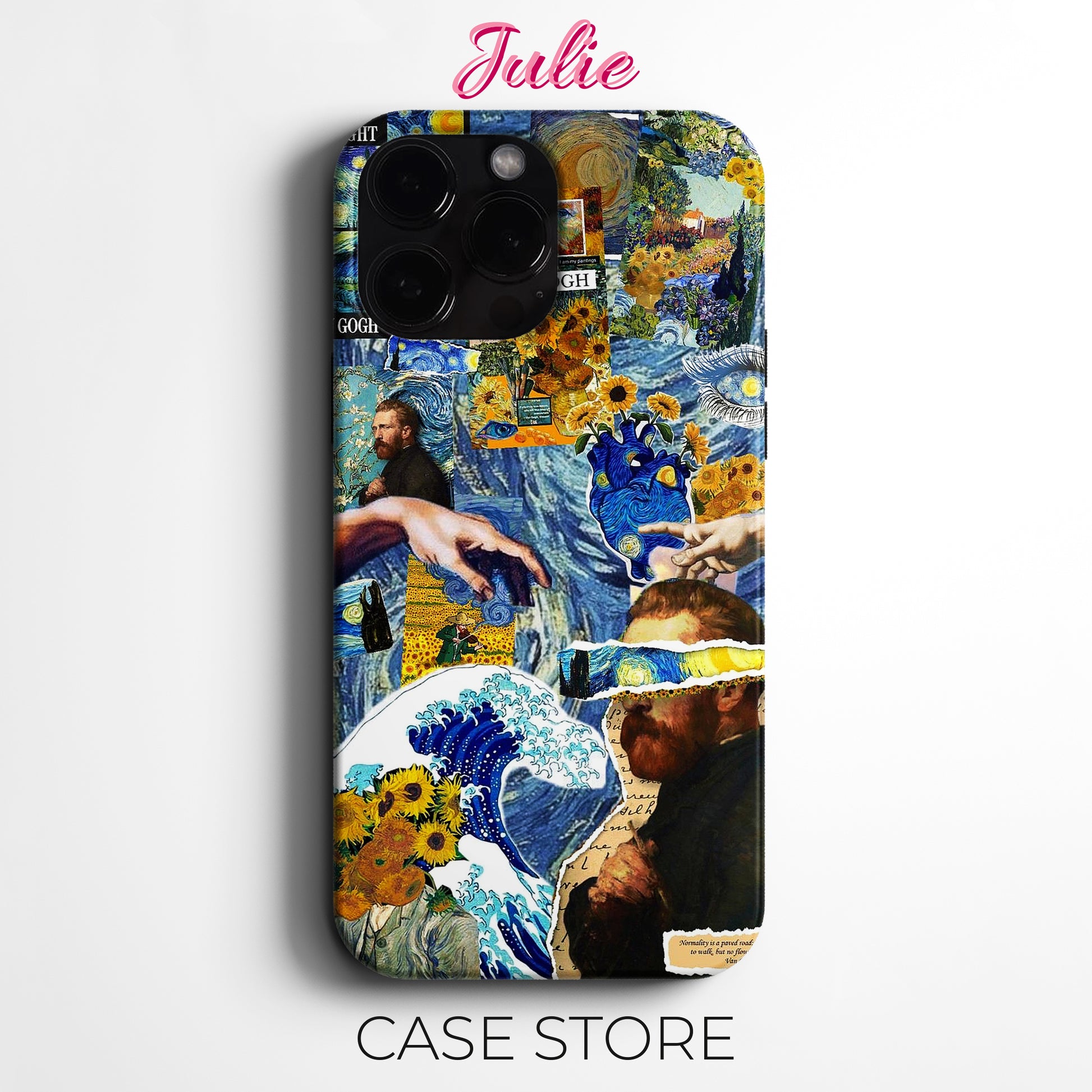 Julie Case "Vincent Van Gogh" Tasarım Telefon Kılıfı – Manifesting Serisi