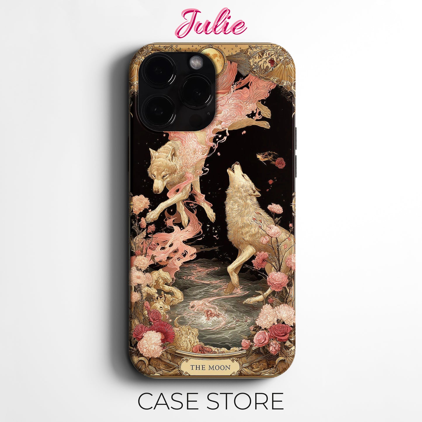 Julie Case "Moonlit Wolves" Tasarım Telefon Kılıfı – Manifesting Koleksiyonu