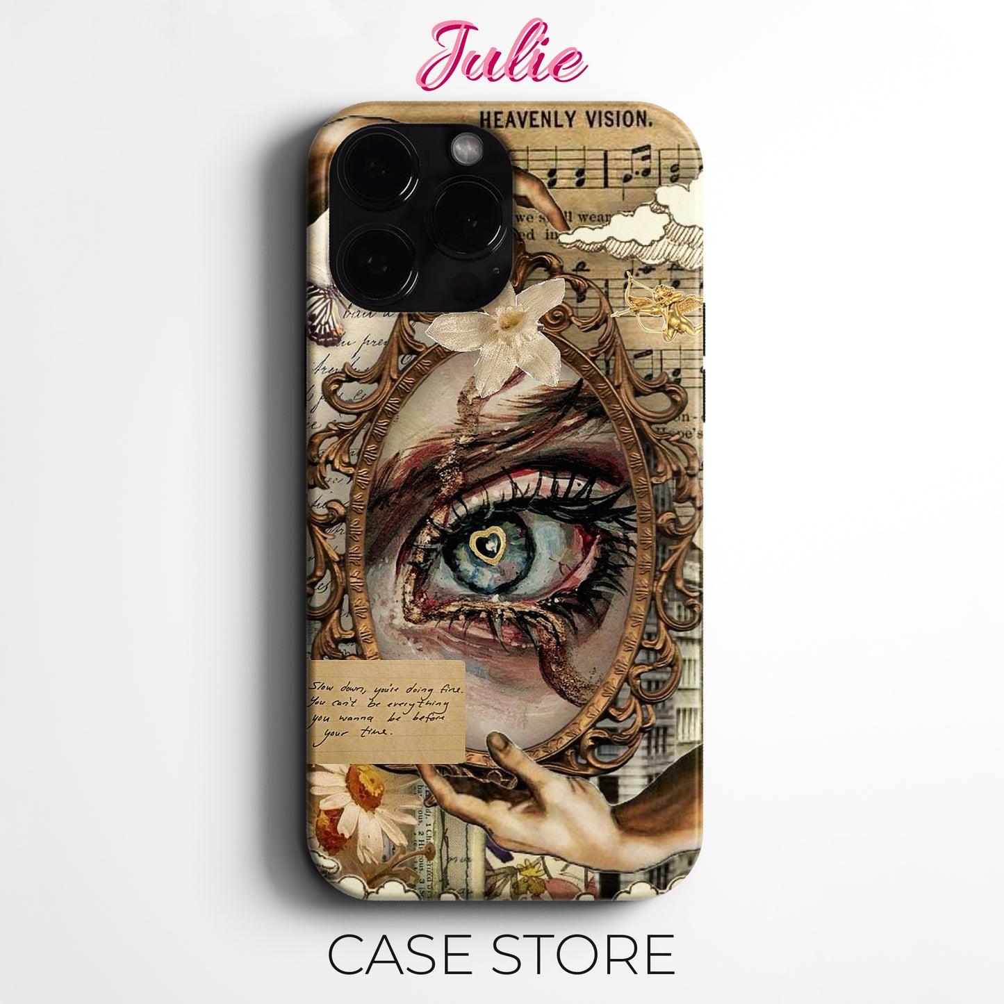 Julie Case "Heavenly Vision Eye" Tasarım Telefon Kılıfı – Manifesting Serisi