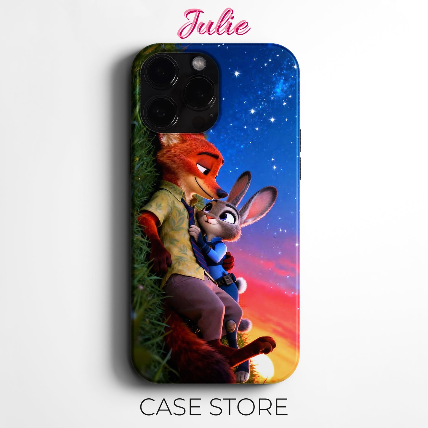 Julie Case "Zootopia Night Sky" Tasarım Telefon Kılıfı – Friends Koleksiyonu