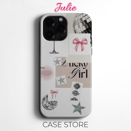 Julie Case "Lucky Girl" Tasarım Telefon Kılıfı – Ana Sayfa Serisi