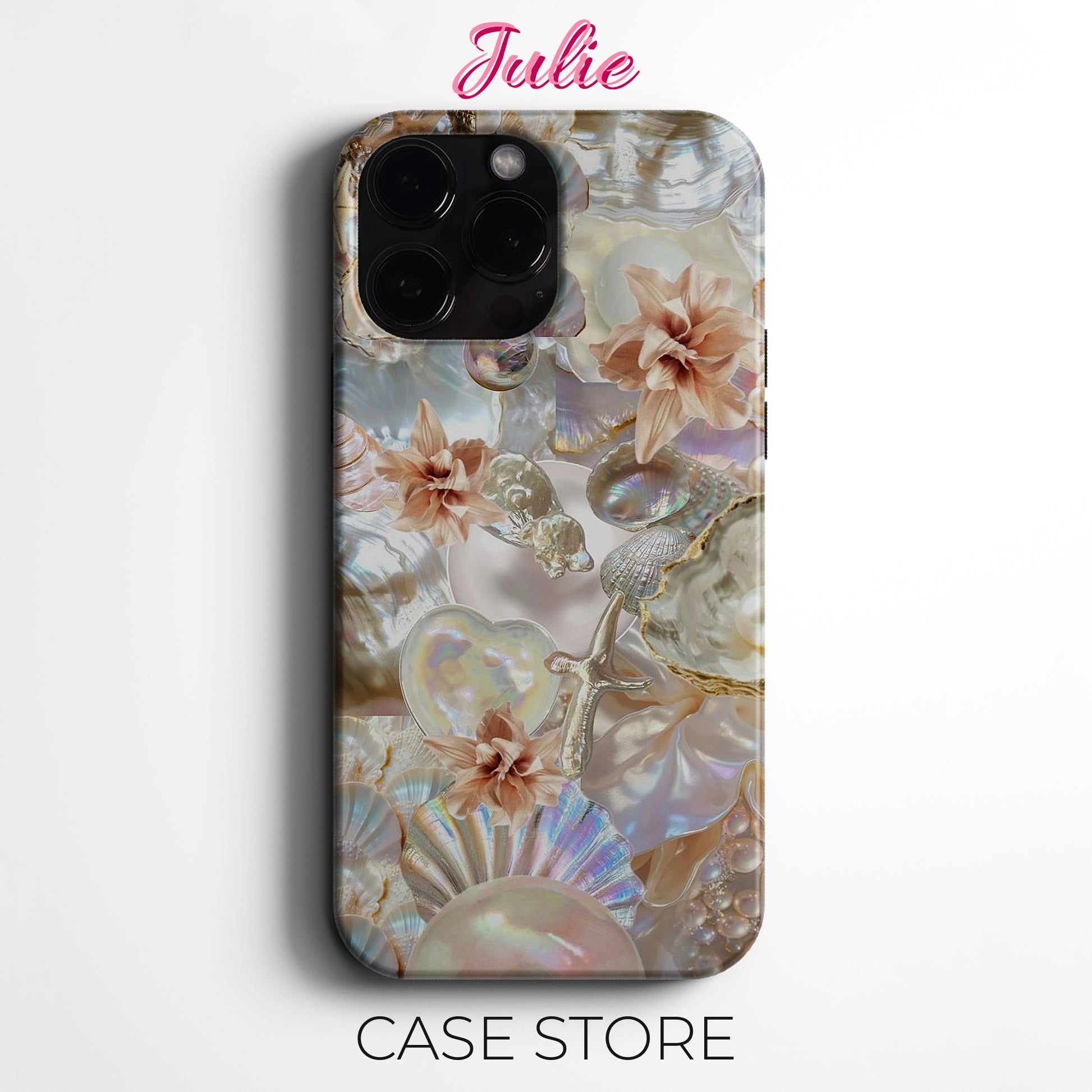 Julie Case "Pearl Ocean Dreams" Tasarım Telefon Kılıfı – Ana sayfa Serisi