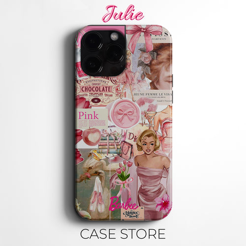 Julie Case "Pink Elegance" Tasarım Telefon Kılıfı – Ana sayfa Serisi