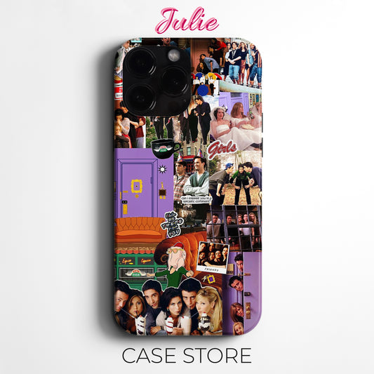 Julie Case 'Friends TV Collage 3' Tasarım Telefon Kılıfı – Friends Koleksiyonu