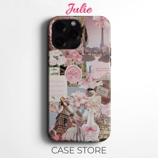 Julie Case "Parisian Pink Dream" Tasarım Telefon Kılıfı – Ana sayfa Serisi
