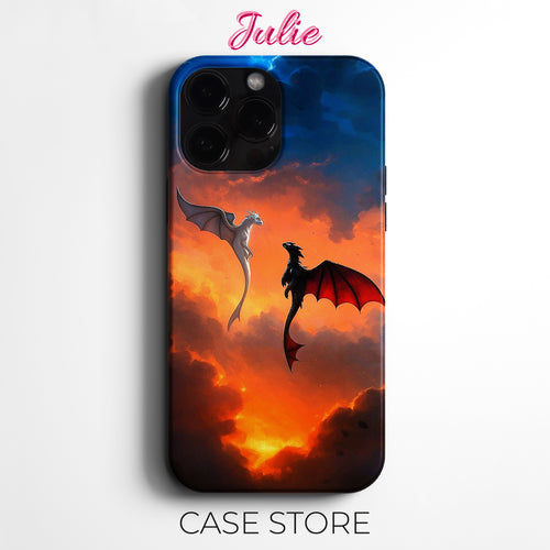 Julie Case "Dragon Sky Battle" Tasarım Telefon Kılıfı – Zootopia Serisi
