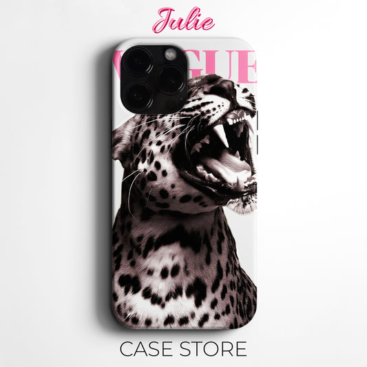 Julie Case "Vogue Leopard" Tasarım Telefon Kılıfı – Ana sayfa Serisi