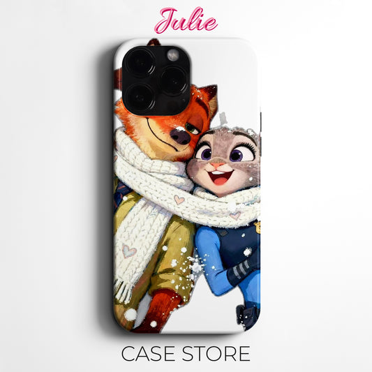 Julie Case "Zootopia Winter Love" Tasarım Telefon Kılıfı – Friends Koleksiyonu
