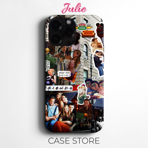 Julie Case 'Friends Collage 3' Tasarım Telefon Kılıfı – Friends Koleksiyonu