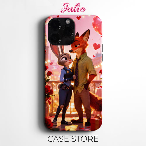 Julie Case "Zootopia Valentine Night" Tasarım Telefon Kılıfı – Manifesting Serisi