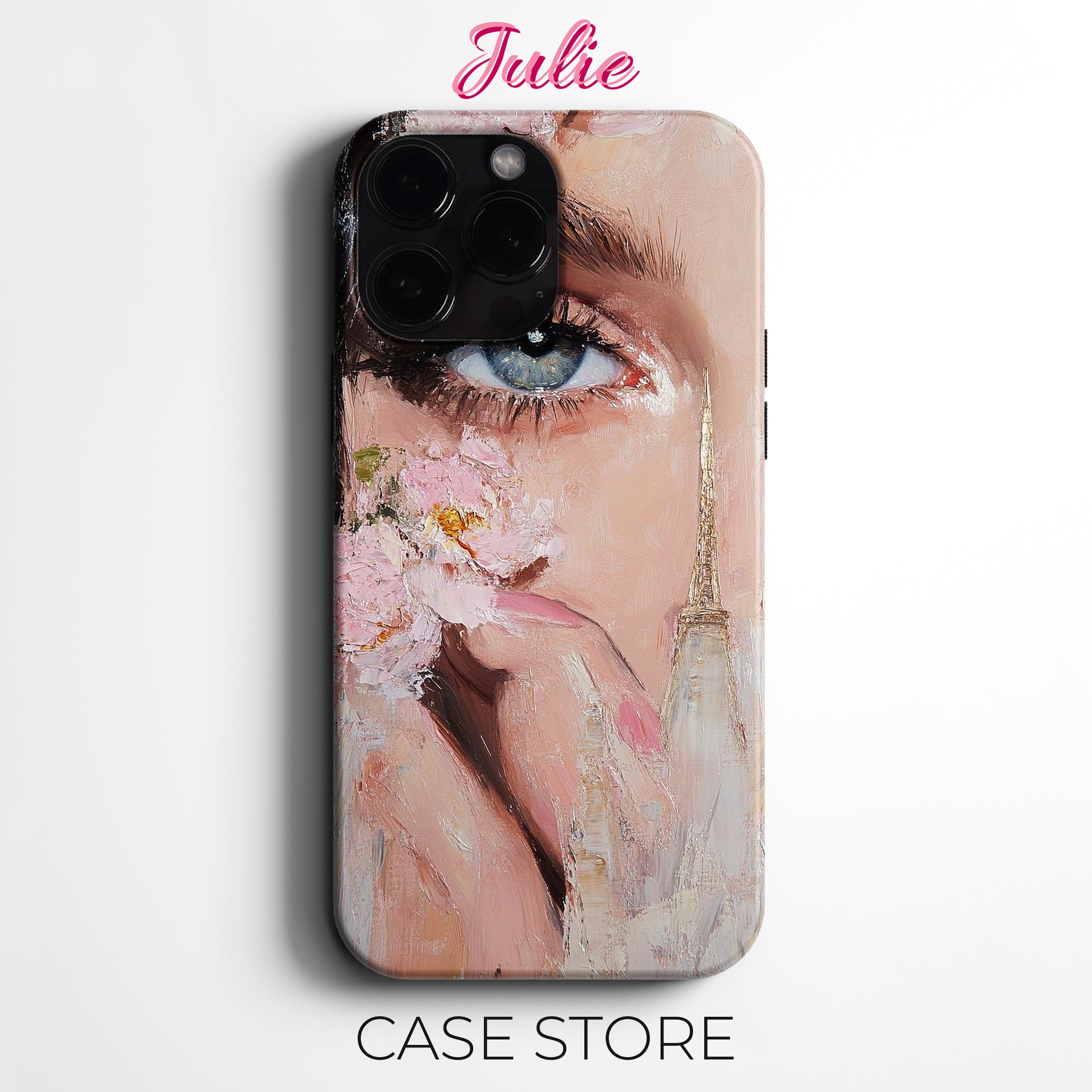 Julie Case 'Blooming City Eye' Tasarım Telefon Kılıfı – Manifesting Koleksiyonu