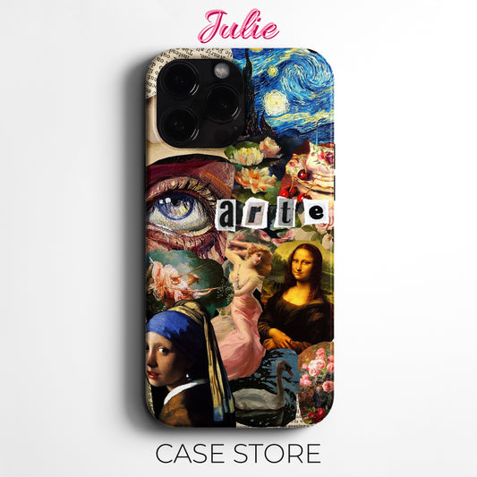 Julie Case "Artistic Masterpiece Collage 2" Tasarım Telefon Kılıfı – Manifesting Serisi