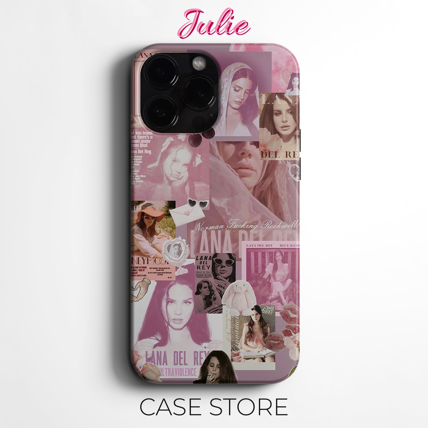 Julie Case "Lana Del Rey" Tasarım Telefon Kılıfı – Manifesting Serisi