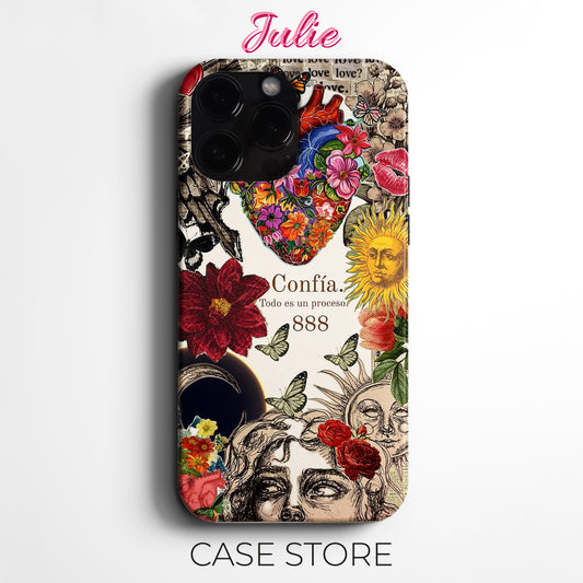 Julie Case "Heart Bloom" Tasarım Telefon Kılıfı – Manifesting Serisi