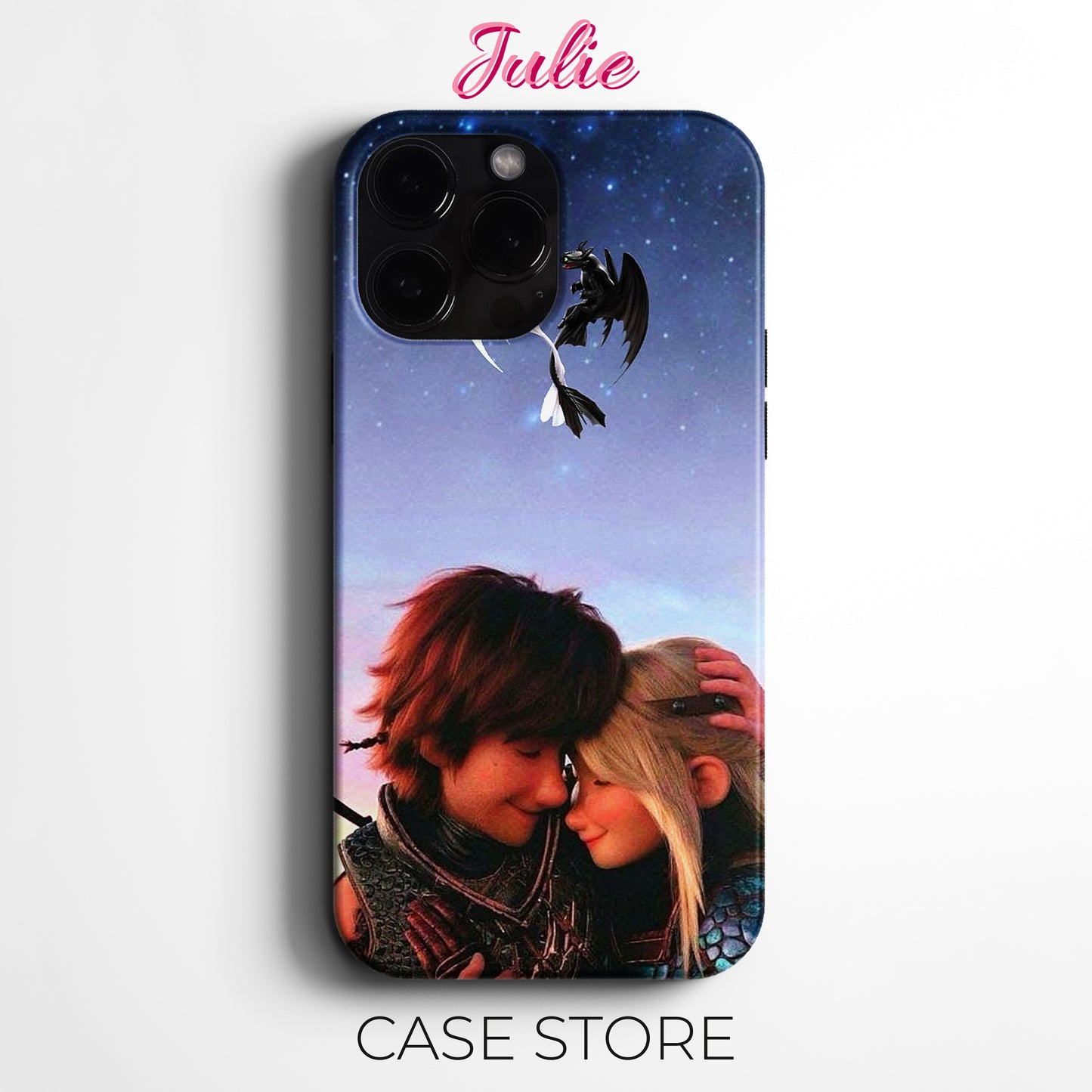Julie Case "Dragon Rider Love" Tasarım Telefon Kılıfı – Zootopia Serisi