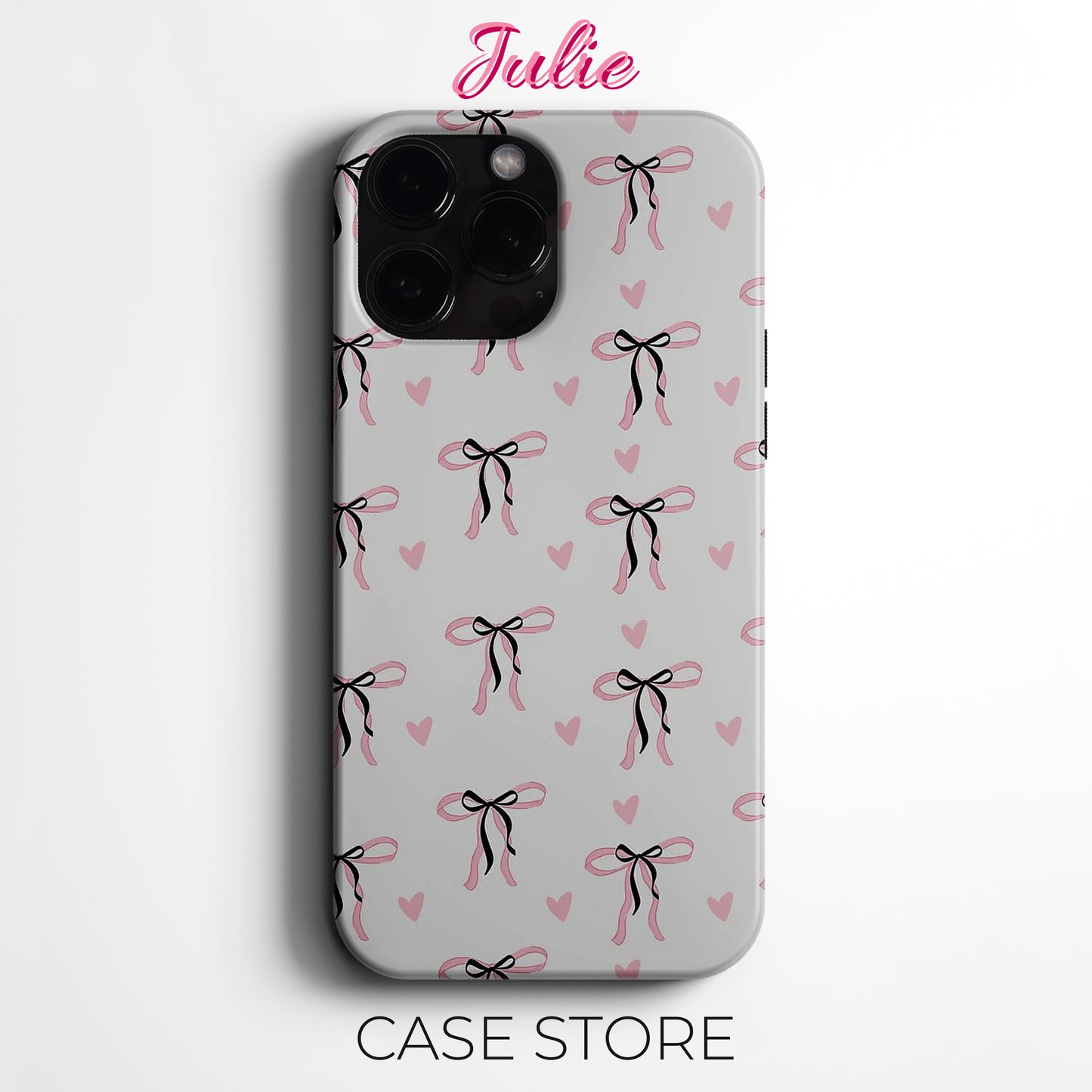 Julie Case "Pink Ribbon Dreams" Tasarım Telefon Kılıfı – Ana sayfa Serisi