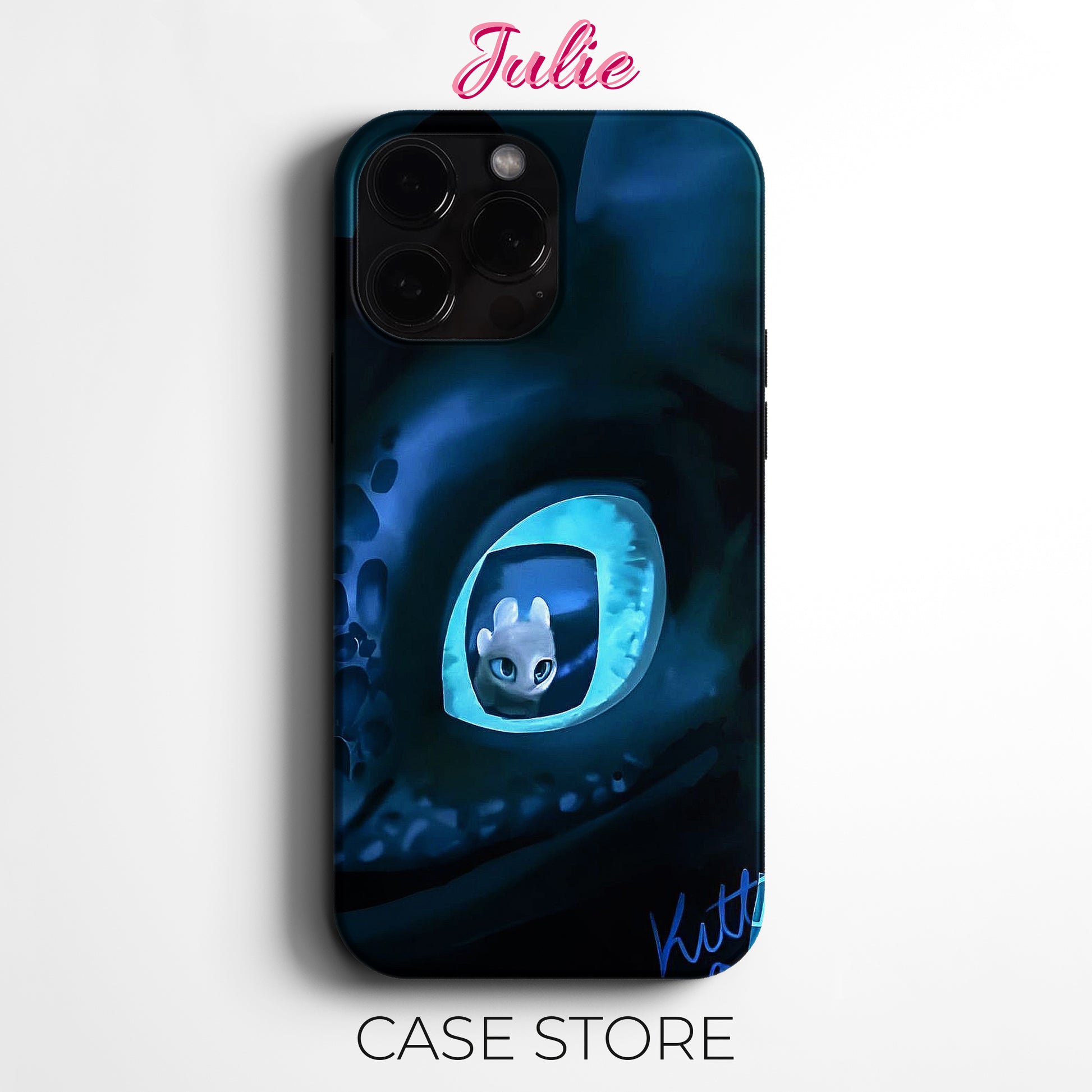 Julie Case "Night Dragon Eye" Tasarım Telefon Kılıfı – Zootopia Serisi