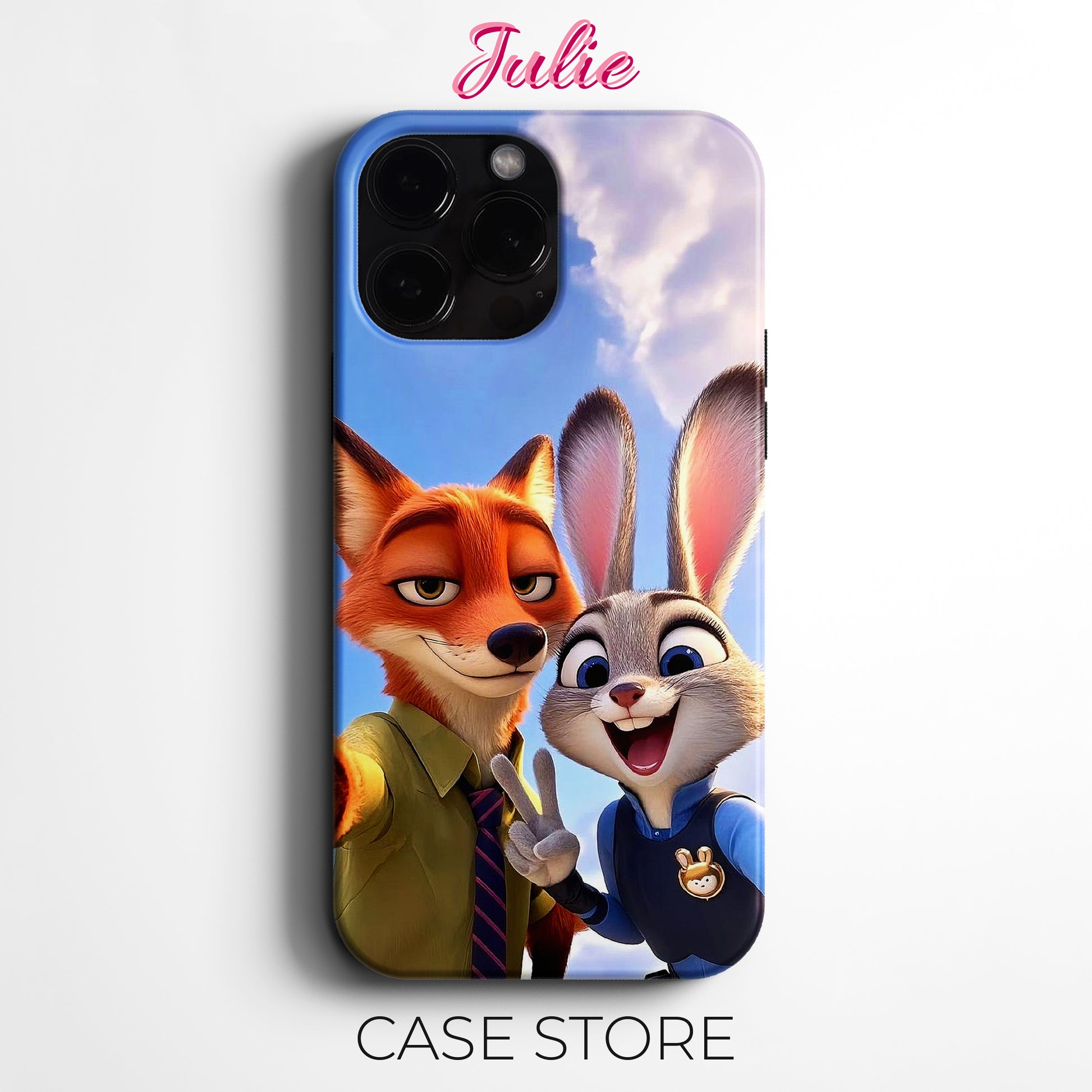 Julie Case "Zootopia Police Duo" Tasarım Telefon Kılıfı – Friends Koleksiyonu