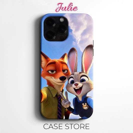 Julie Case "Zootopia Police Duo" Tasarım Telefon Kılıfı – Friends Koleksiyonu