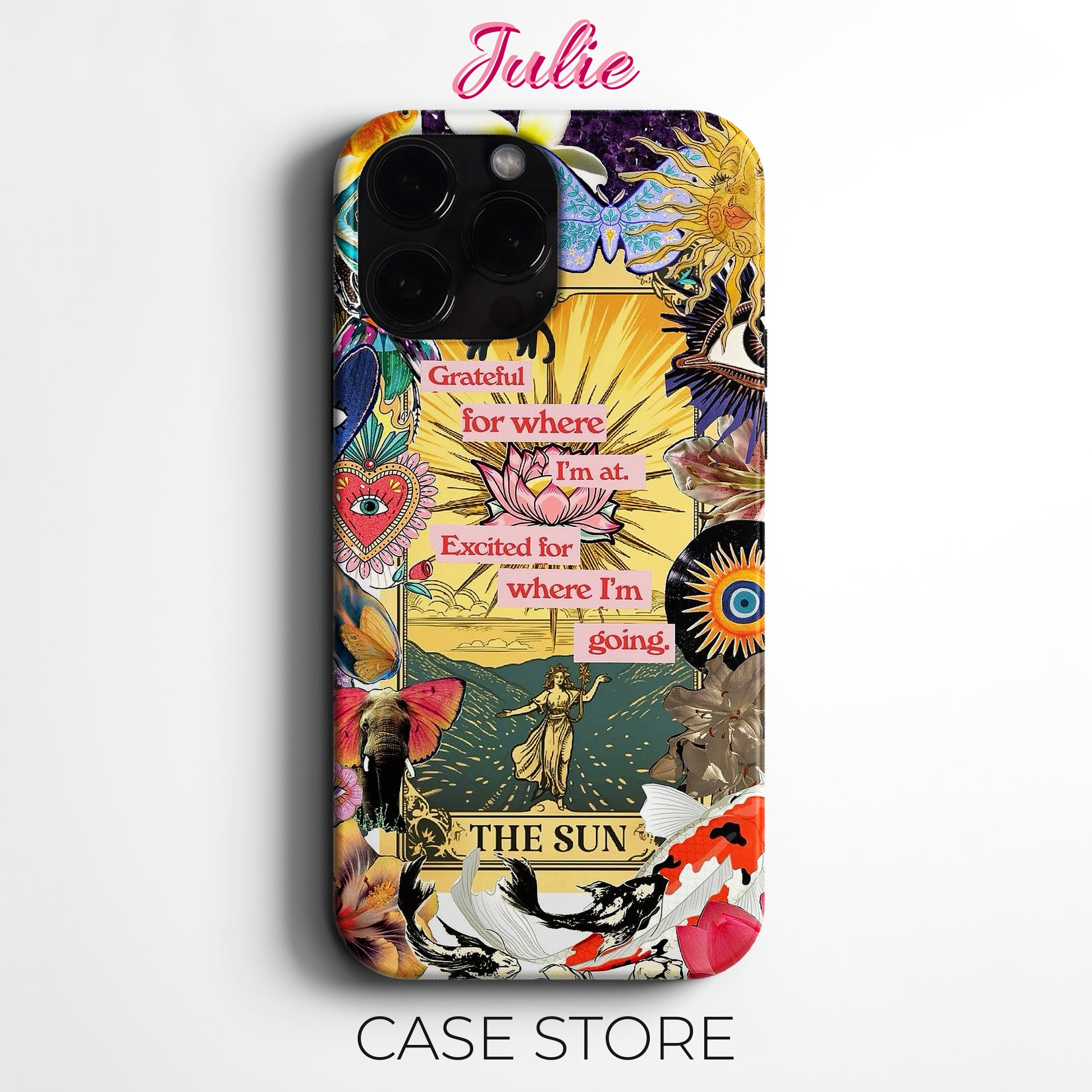 Julie Case "Celestial Gratitude" Tasarım Telefon Kılıfı – Manifesting Koleksiyonu