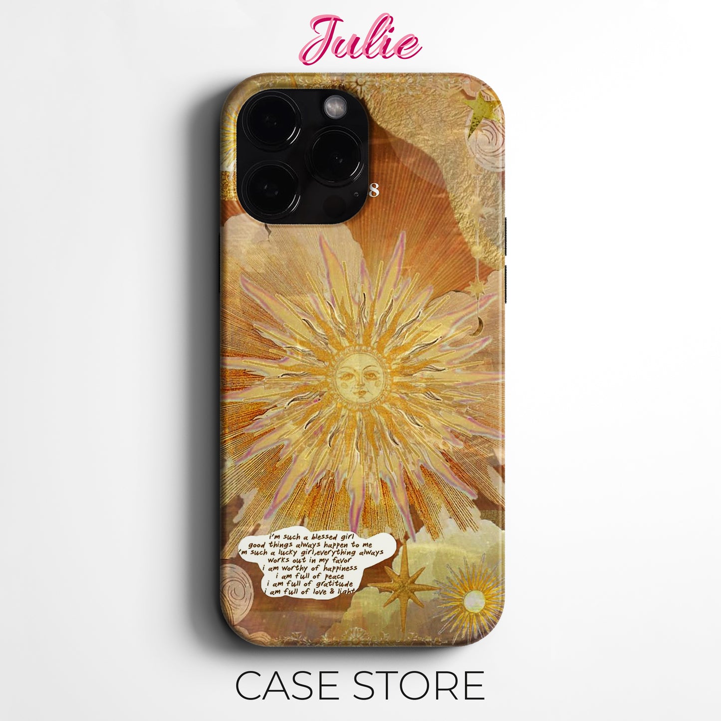 Julie Case "Celestial Manifestation" Tasarım Telefon Kılıfı – Manifesting Koleksiyonu