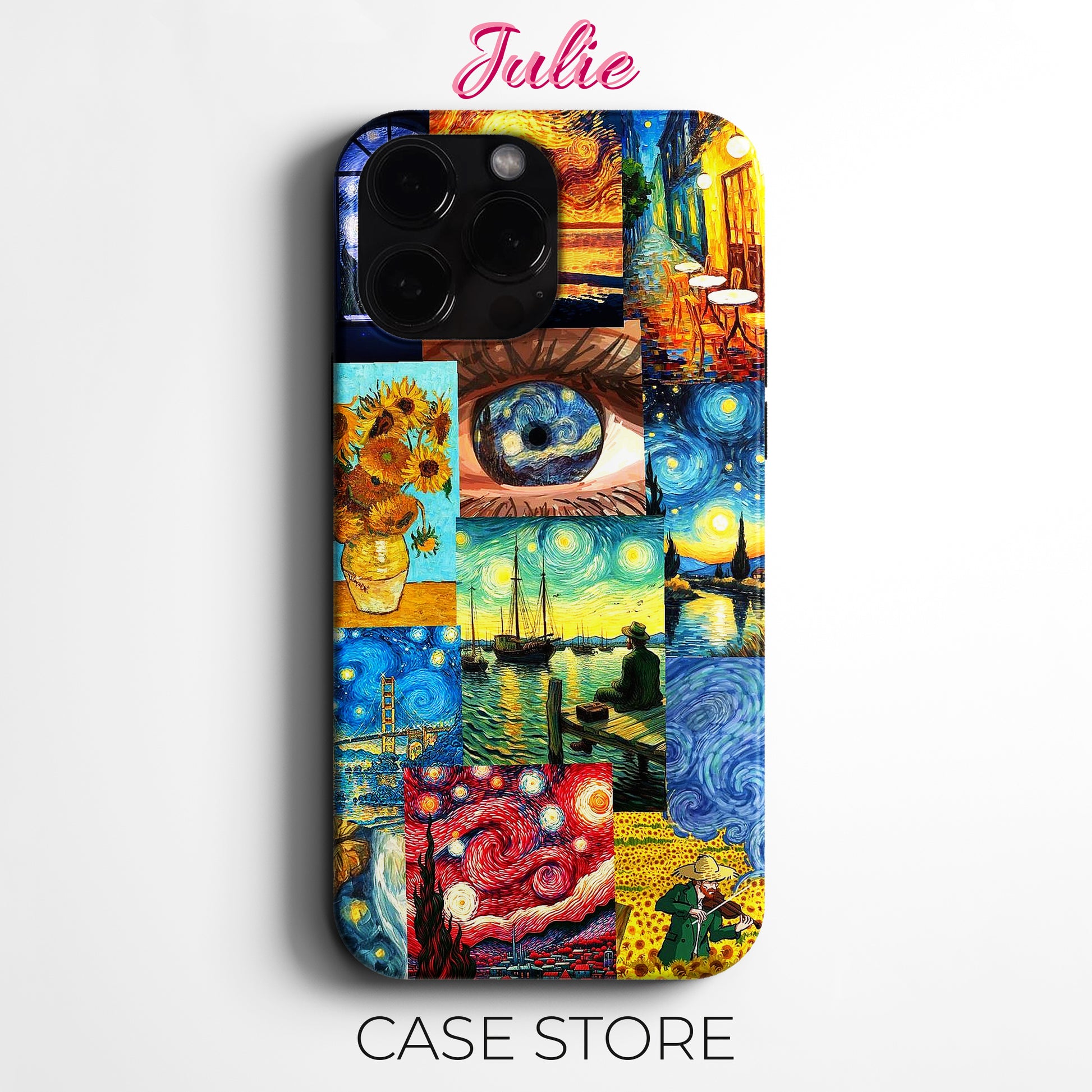 Julie Case "Vincent Van Gogh 3" Tasarım Telefon Kılıfı – Manifesting Koleksiyonu