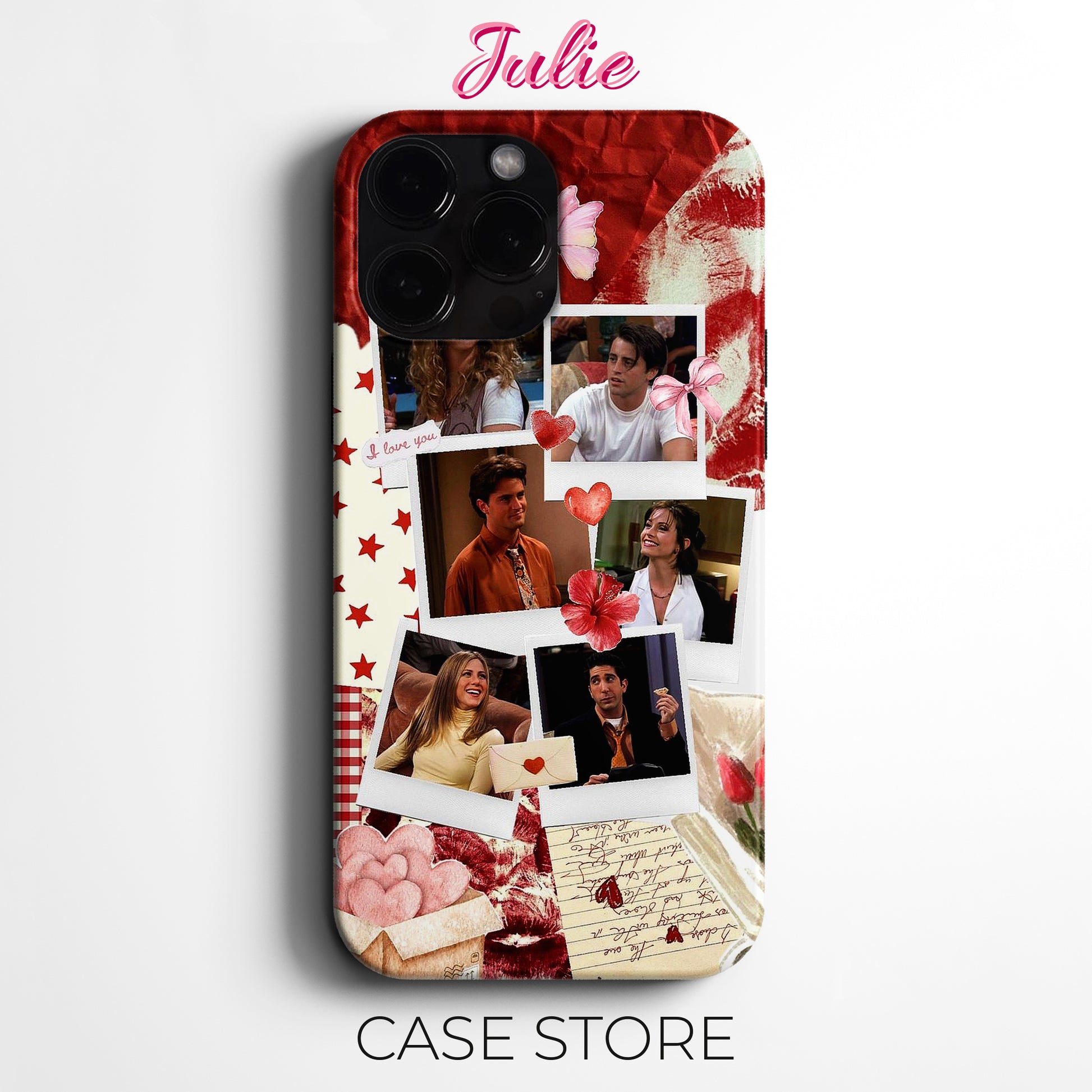 Julie Case "Friends Love Moments" Tasarım Telefon Kılıfı – Friends Koleksiyonu
